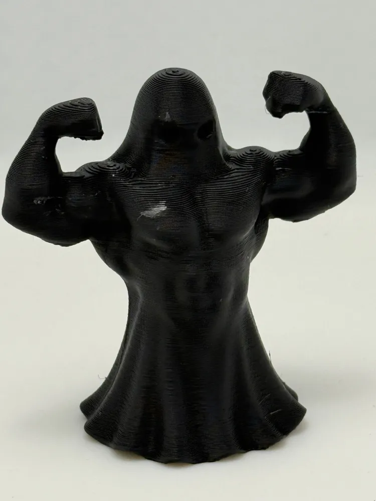 The Gym Ghost - Muscle Bodybuilder Figurine - Free 3D Print Model ...