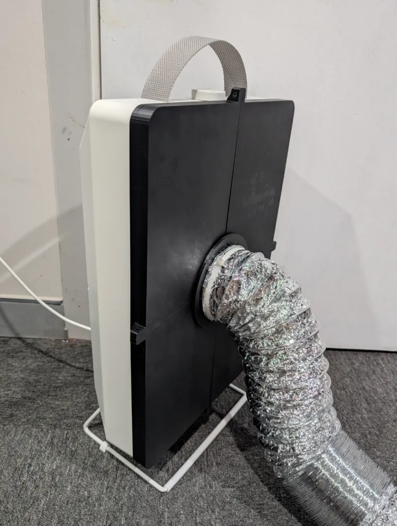 Ikea air purifier to 100mm hose adapter v0.1
