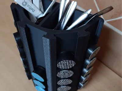 DeltaQ Capsule Organizer with Spoon & Sugar Holder