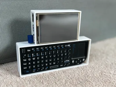 Cyberdeck for Raspberry Pi 5 and 3.5" display