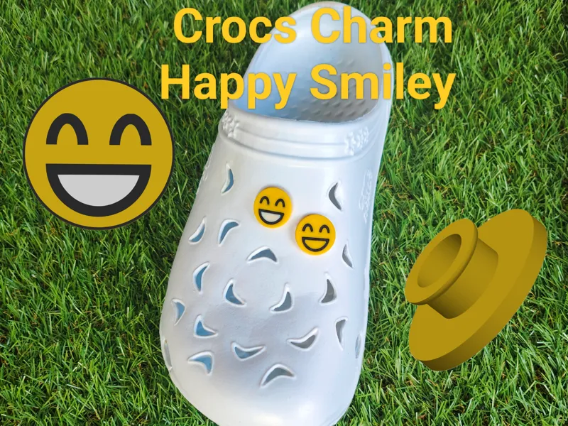 Crocs Charm Smiley Happy