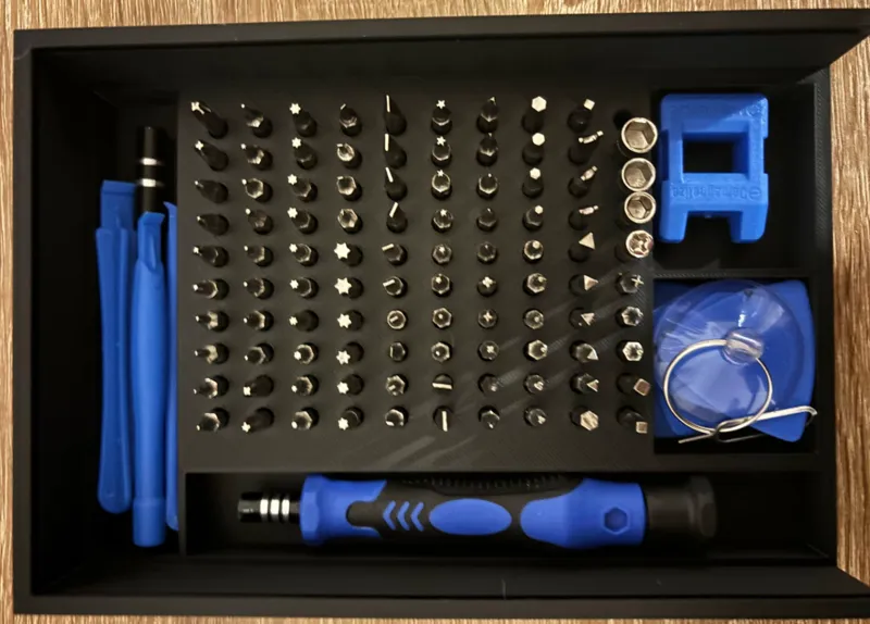 Screwdriver bit organizer