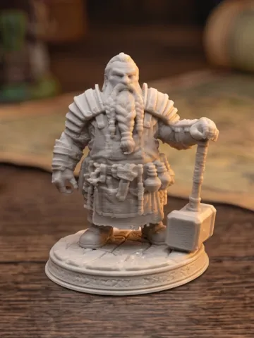 Escenografía en miniatura: Dwarf Forge Master - Blacksmith & Artificer — vista de referencia 2