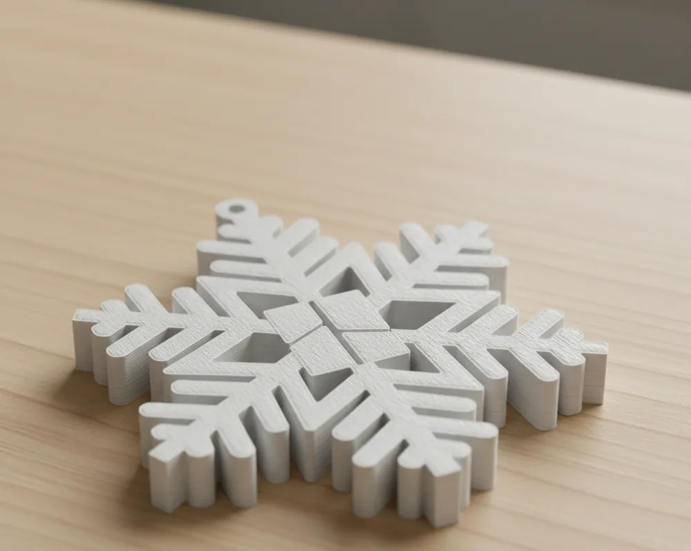 Christmas - Bambu Lab Snowflake - Free 3D Print Model - MakerWorld