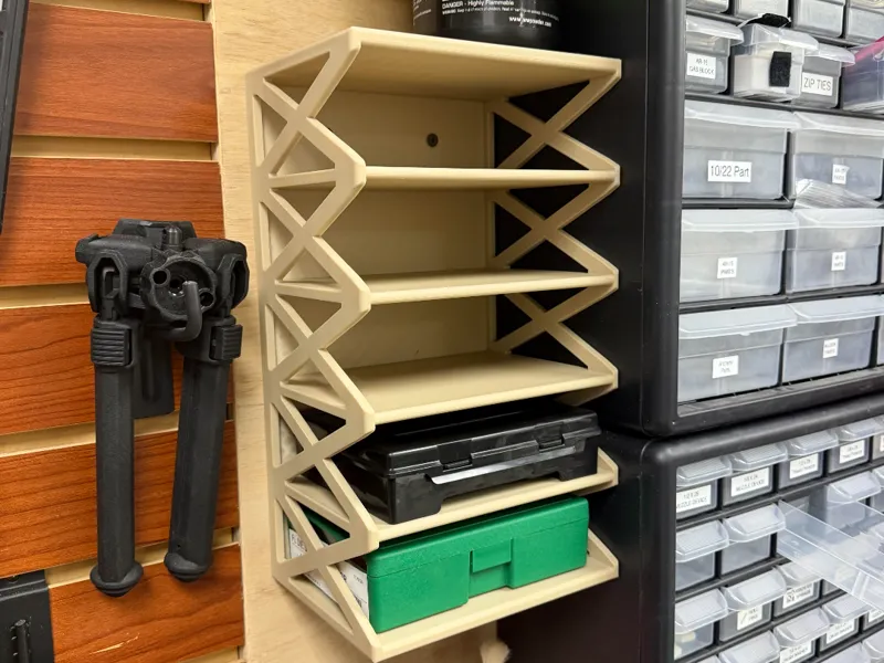 Reloading Die Box shelf