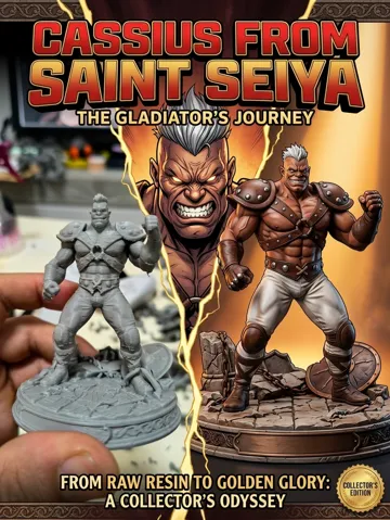 Modelo para impresión 3D: CASSIUS SAINT SEIYA — vista de referencia 2