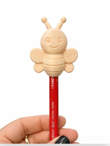 Caja o estuche: Cute Bee Pencil Topper — vista de referencia 4