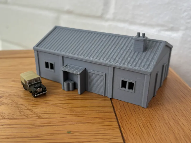 N Scale Works / Factory Building. - Model Railway