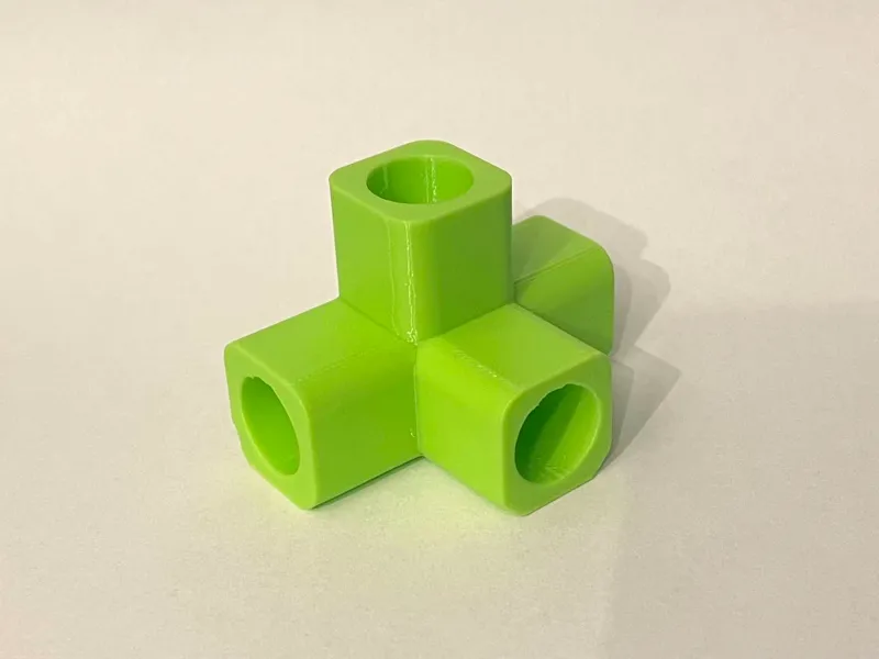 16mm PVC 4-way connector