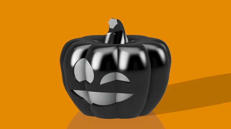 Kawaii Jack-o'-lantern
