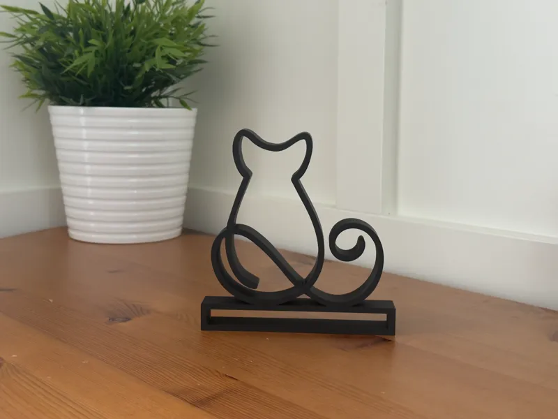 Cat modern animal home decor