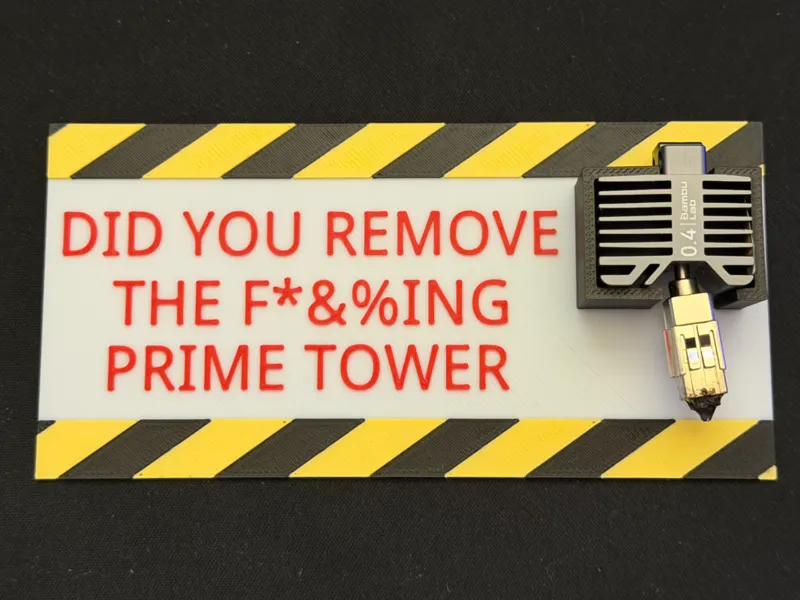 Prime Tower Reminder