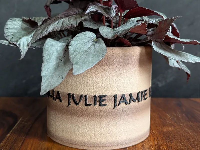 Plant Pot Personalised