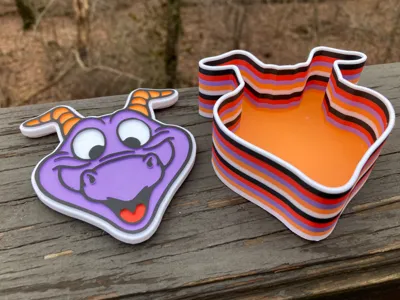 Figment Dragon Disney Trinket Box
