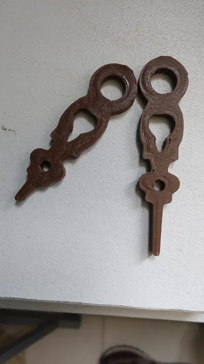 Cuckoo clock hands