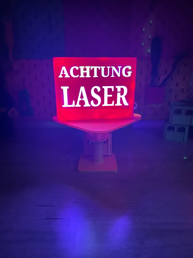 Warning sign Laser - Warnsignal