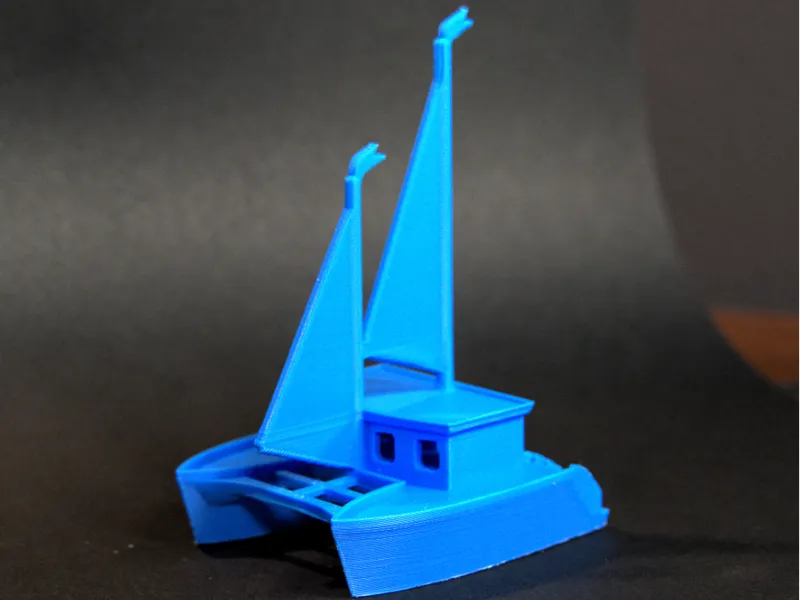 3D Benchy CATAMARANO a vela