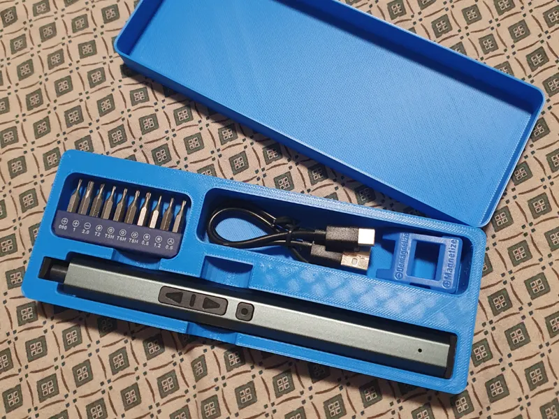 Precision electric screwdriver box