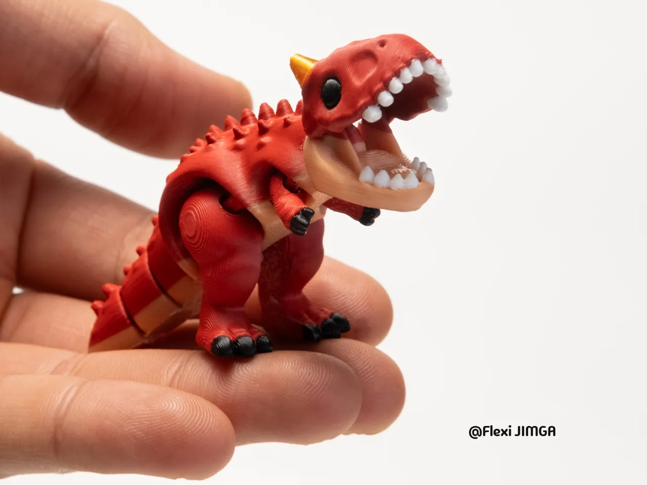 Mini Articulated Carnotaurus Dinosaur view 2