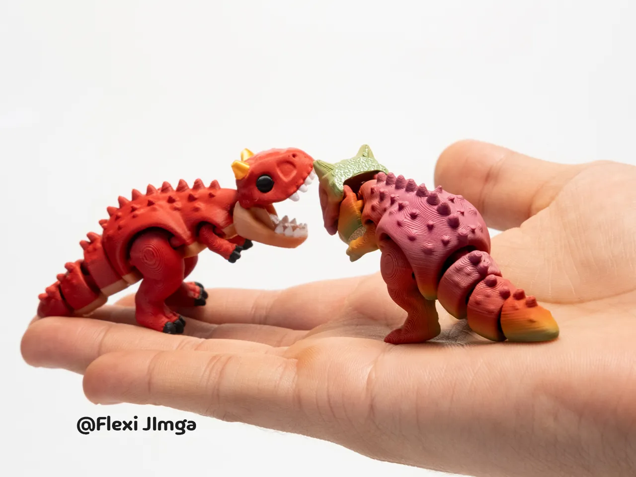 Mini Articulated Carnotaurus Dinosaur view 4