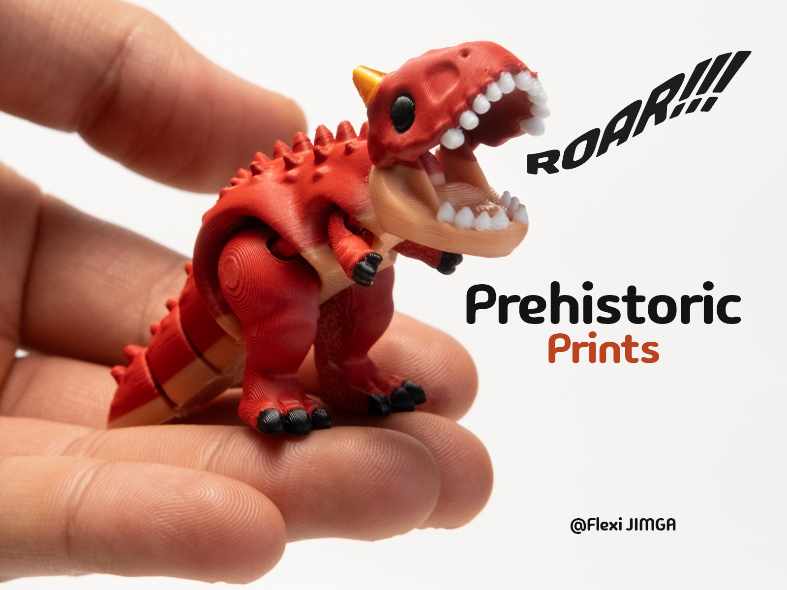 Mini Articulated Carnotaurus Dinosaur 