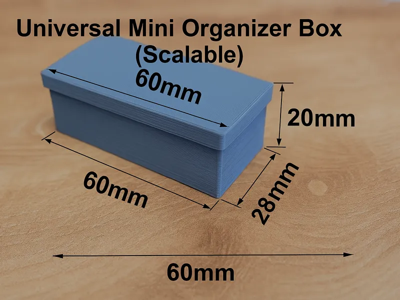 Universelle Mini-Organizer Box (Skalierbar)
