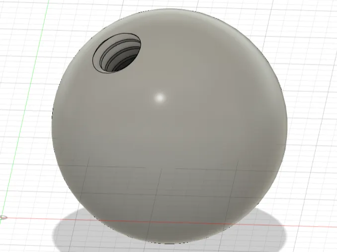 ball with m2 thread
