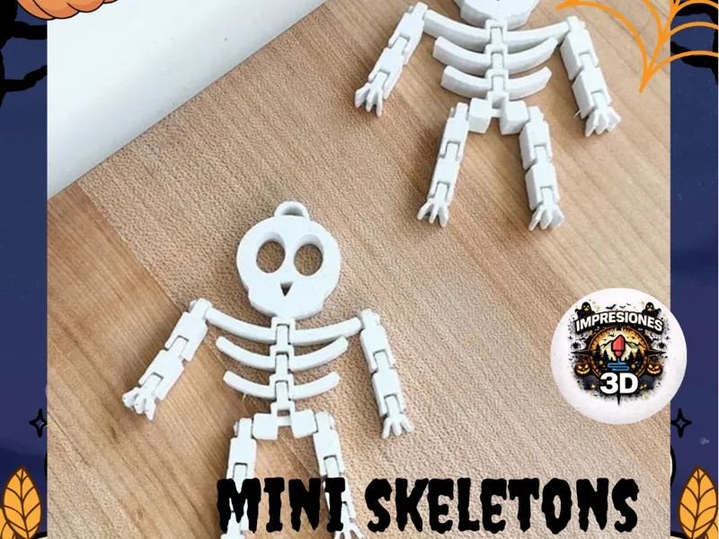 Mini esqueletos articulados