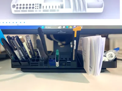 HapticWorkshop - Modular Under-monitor Organizer