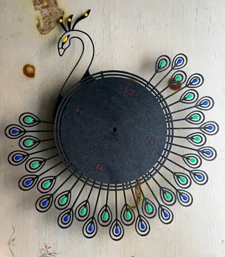 Peacock Wall Clock