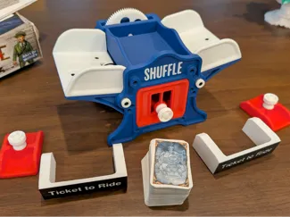 Ticket to Ride - Inserts for Bambu Card Shuffler