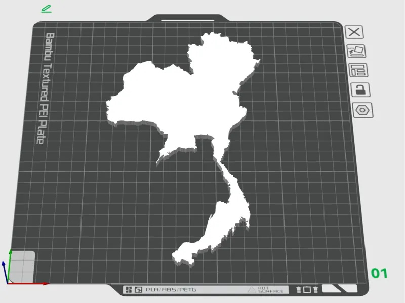 Thailand map