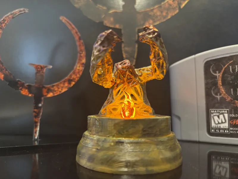 Quake 1 Shambler Tea-light Lantern