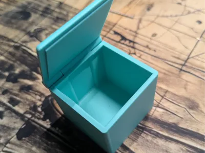 small print in place box