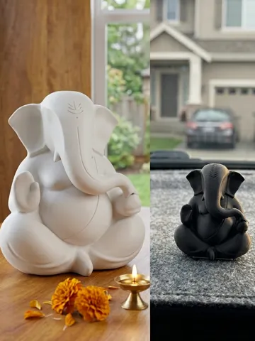 Figura decorativa: Ganesha statue - Minimalist/elegant design — vista de referencia 2
