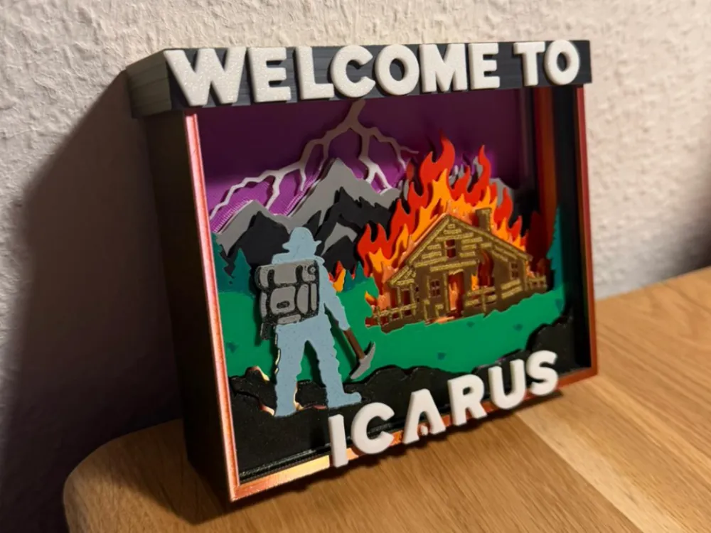 Caja o estuche: Welcome to Icarus Shadow Box. Referencia del modelo original.