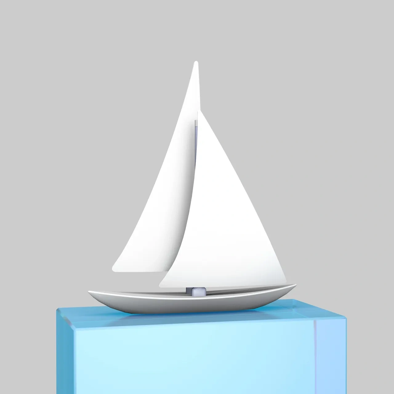 Miniatura 2 do modelo 3D 帆船摆件