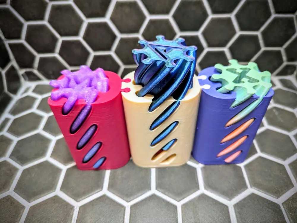 Modular Spiral Vortex Containers - Name Rack by FPF Designs MakerWorld ...