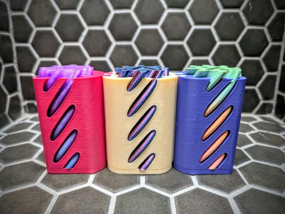 Modular Spiral Vortex Containers - Name Rack by FPF Designs MakerWorld ...