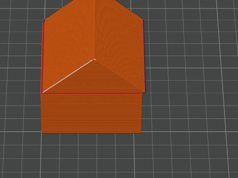 small tabby house with suprize in side...