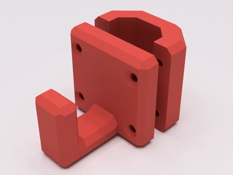 Packout Rail Adapter - J Hook