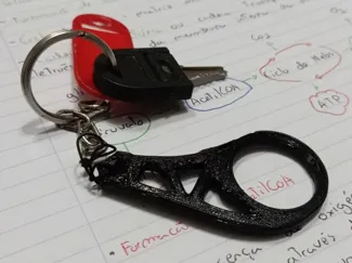 Spining Keychain - Print In Place