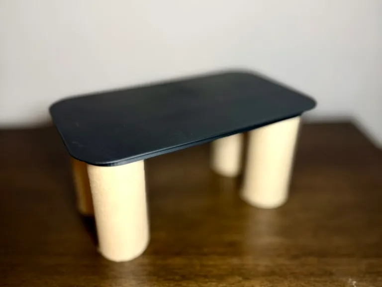 Sturdy Stand using toilet paper roll