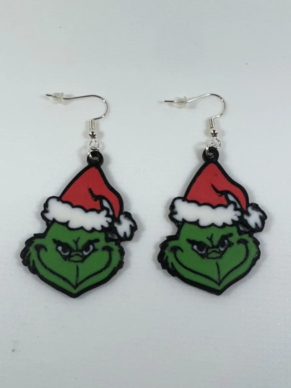 Christmas Grinch Earrings view 2
