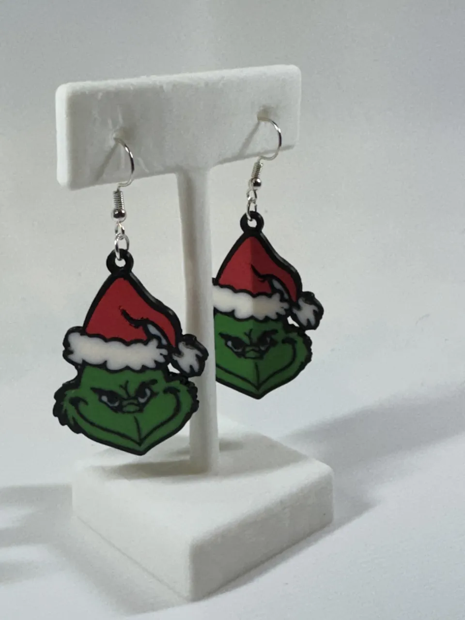 Christmas Grinch Earrings view 4