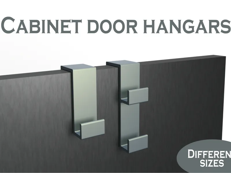 Cabinet door hooks