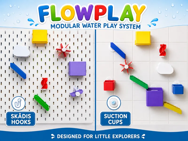 Flowplay - Modular Water Play Wall