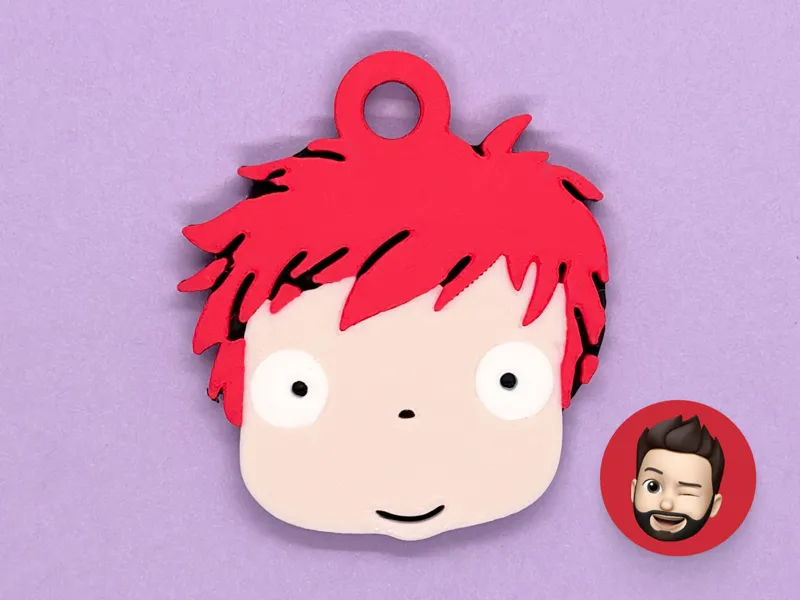 Ghibli Ponyo keychain