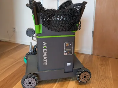 Acemate Tennis Robot – Transport Mount Trolley Mod