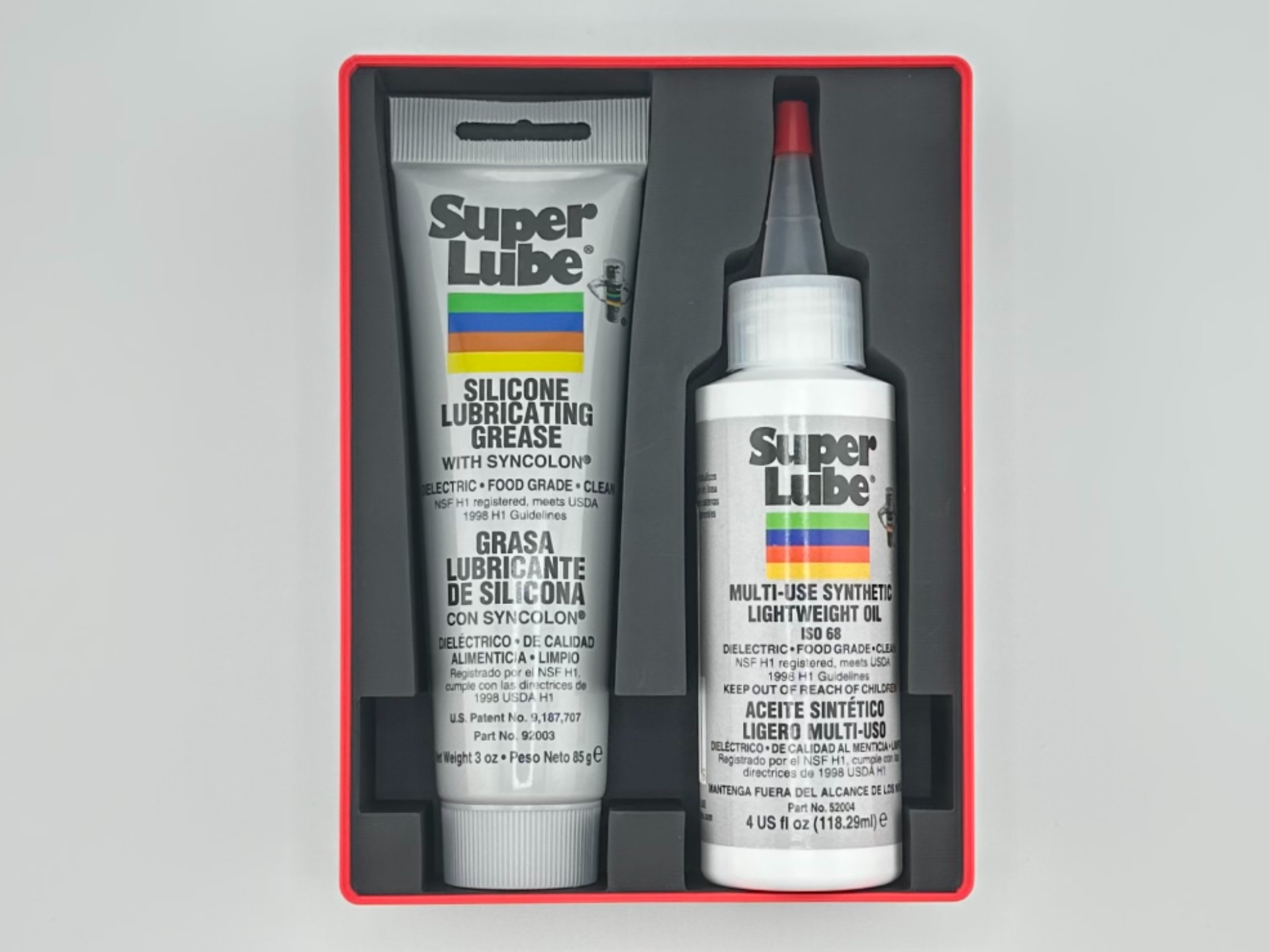 Super Lube + Grease Gridfinity Combo Holder (SGS)